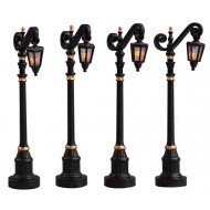 Colonial Street Lamp, Set of 4